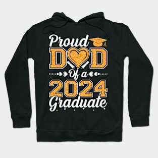 Proud Dad Of A 2024 Graduate Senior Graduation Hoodie